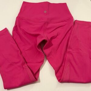 Lululemon Sonic Pink Align High Rise 25” Legging - Size 4